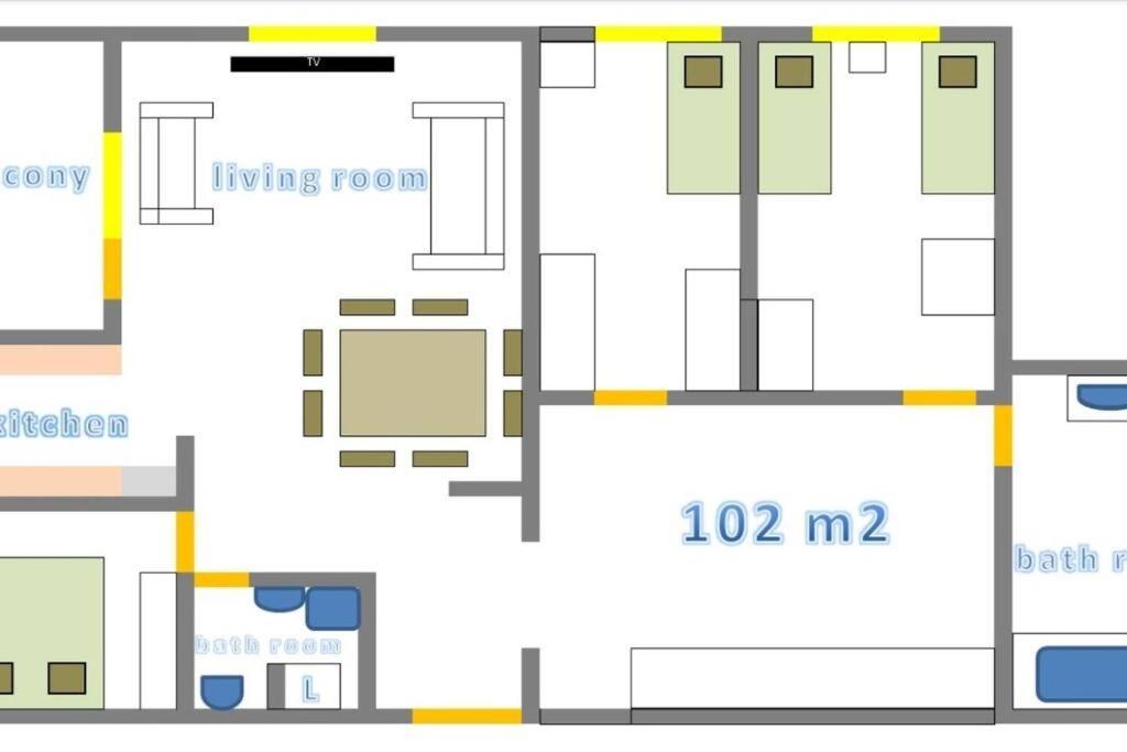 Sunny Day -Arena Zagreb , 2 Bathrooms, 102M², المظهر الخارجي الصورة